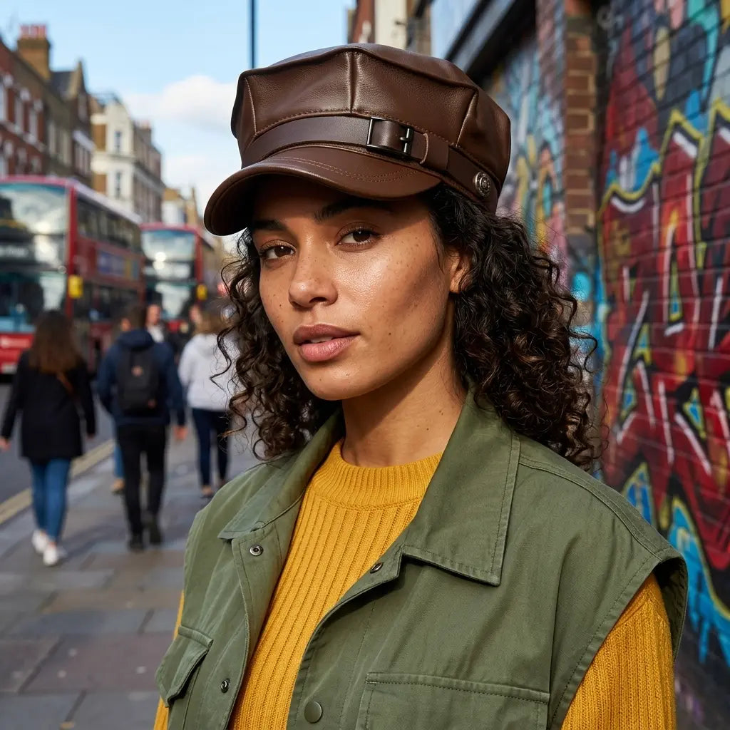 Washington Genuine Leather Sailor Cap