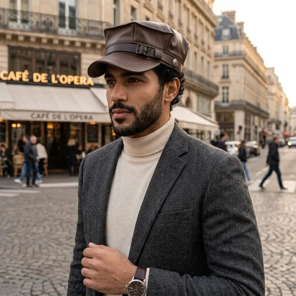 Washington Genuine Leather Sailor Cap