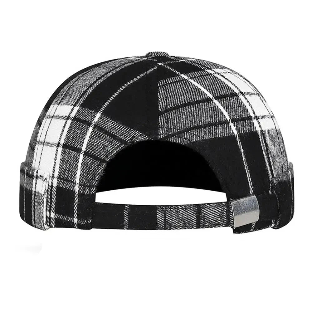 Watford Tartan Brimless Docker Cap