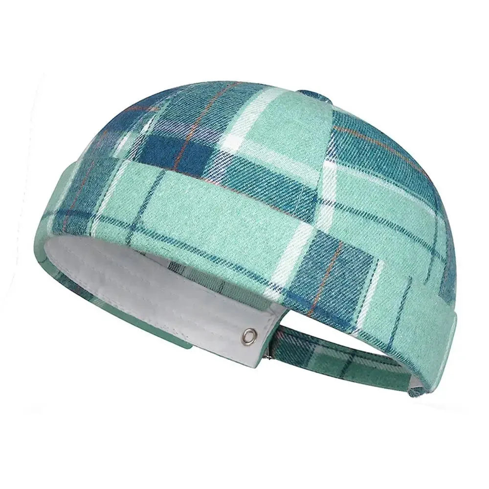 Watford Tartan Brimless Docker Cap