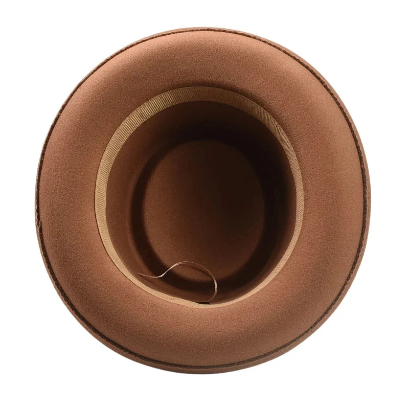 Watson Feathers Wool Porkpie Hat