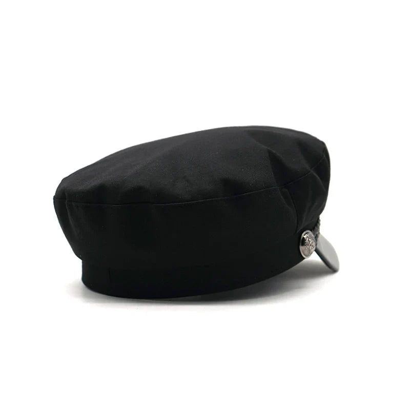 Watson Women Cotton Leather Sailor Cap