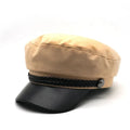Watson Women Cotton Leather Sailor Cap