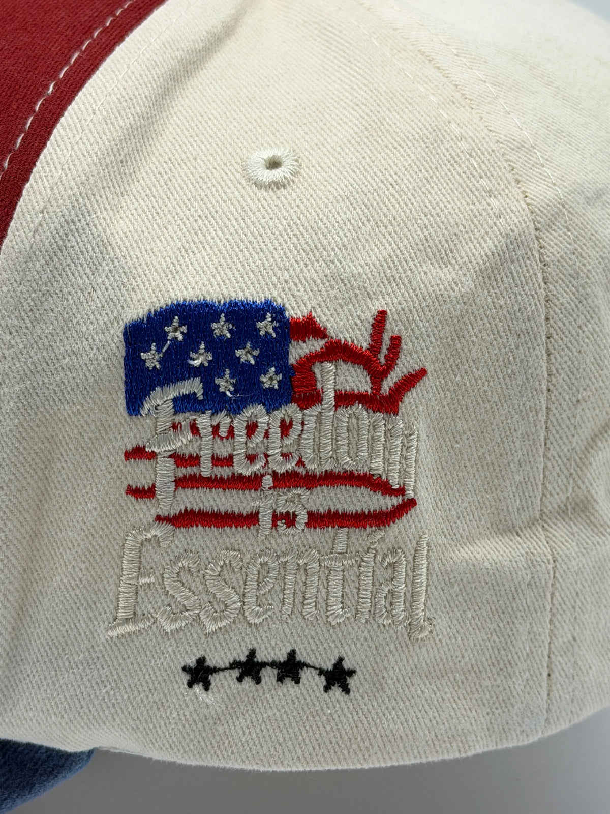 We The People USA 250th Anniversary Red Cotton Baseball Cap