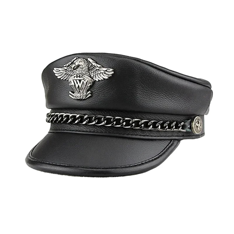 Westland Eagle Genuine Leather Sailor Cap