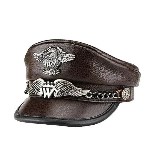 Westland Eagle Genuine Leather Sailor Cap