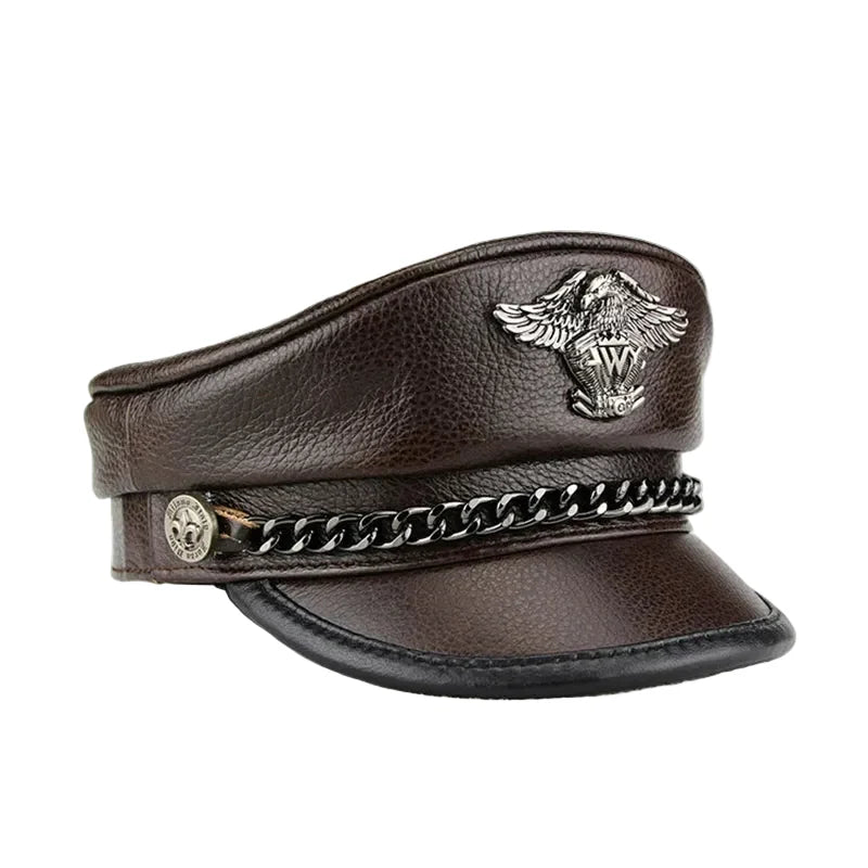 Westland Eagle Genuine Leather Sailor Cap