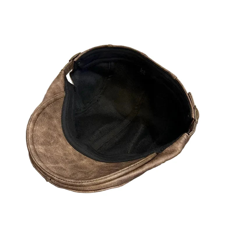 Westminster Leather Duckbill Flat Cap