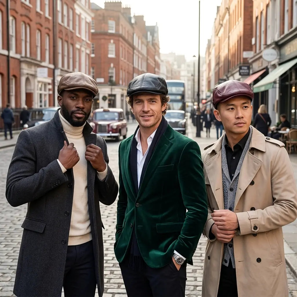 Westminster Leather Duckbill Flat Cap