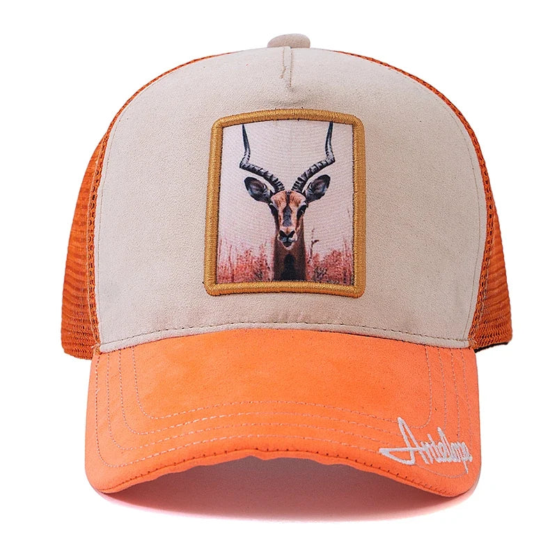 Wild Animals Suede Trucker Cap