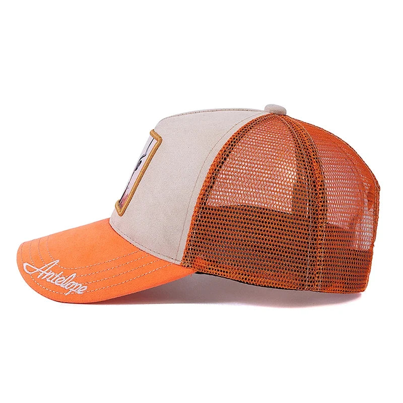 Wild Animals Suede Trucker Cap