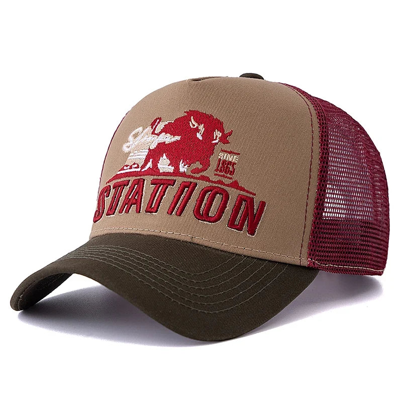 Wild Buffalo Station Trucker Cap