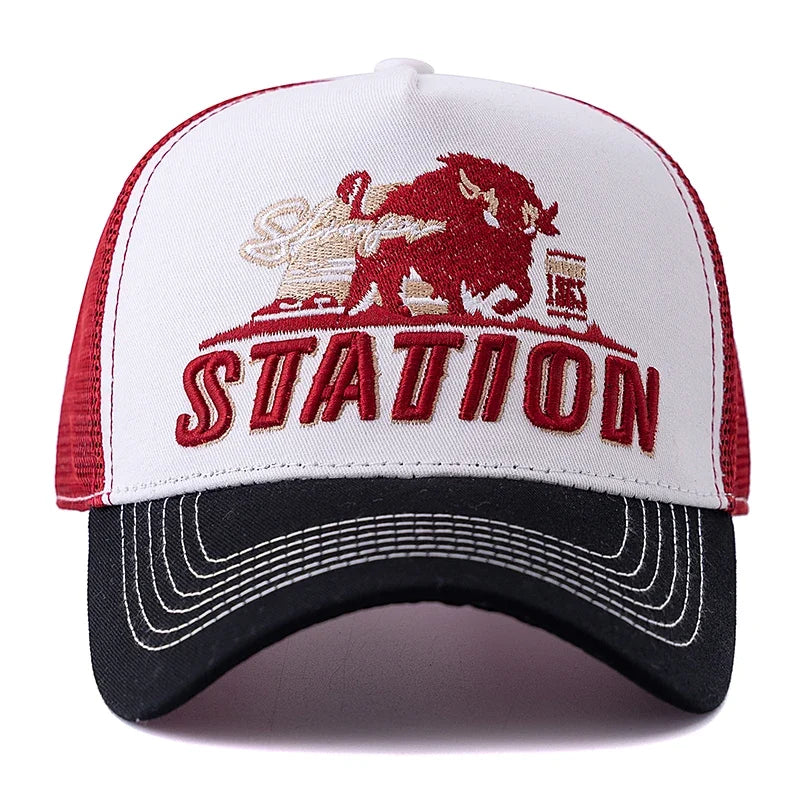 Wild Buffalo Station Trucker Cap