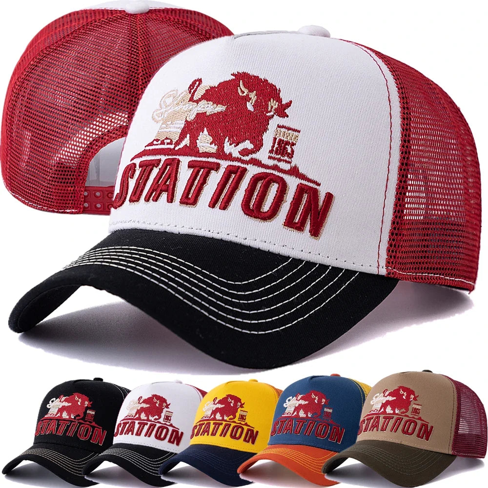 Wild Buffalo Station Trucker Cap