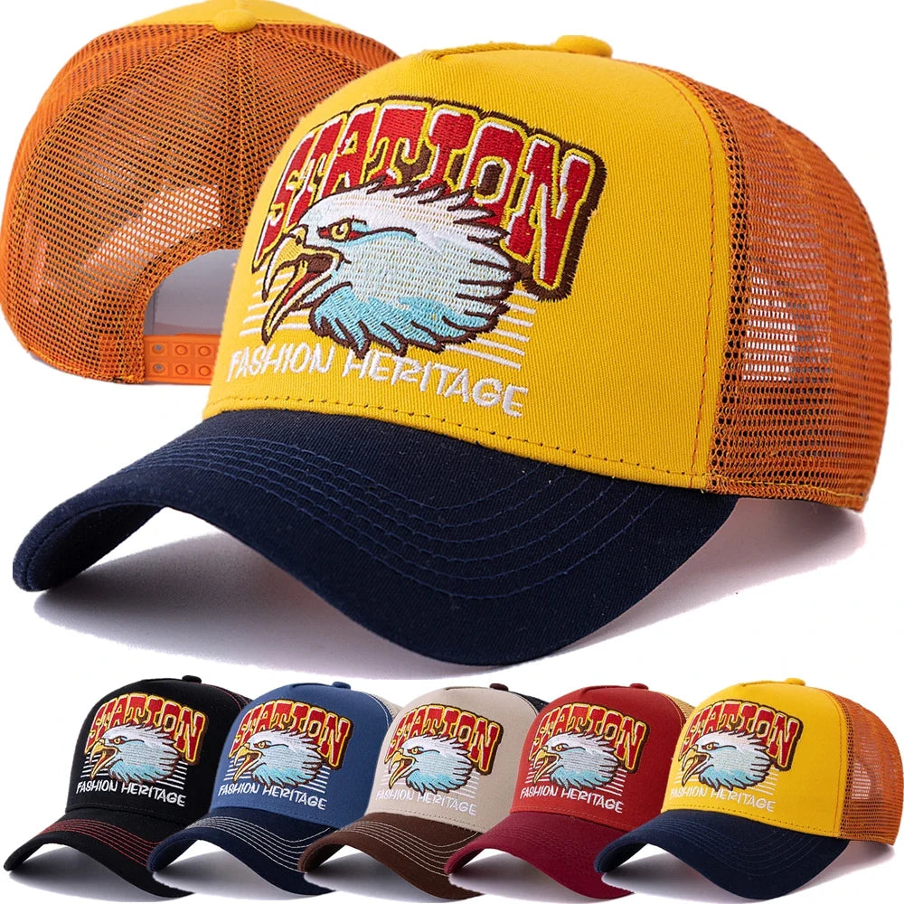 Wild Eagle Station Trucker Cap