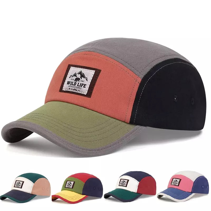 Wild Life Adventures Patchwork 5 Panels Cap