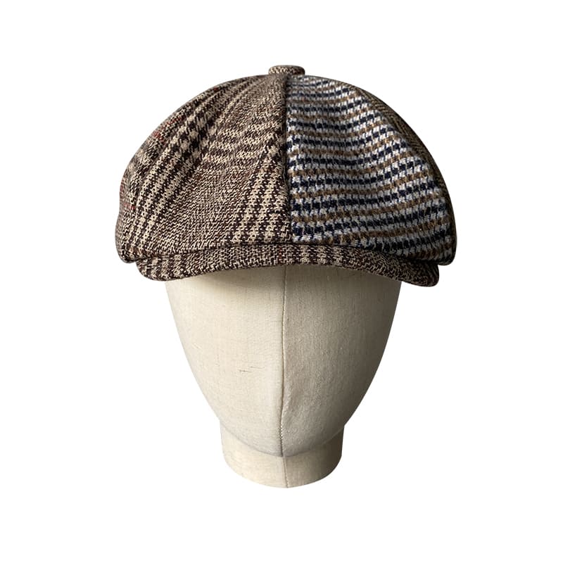 Wildhills Brown Wool Newsboy Cap