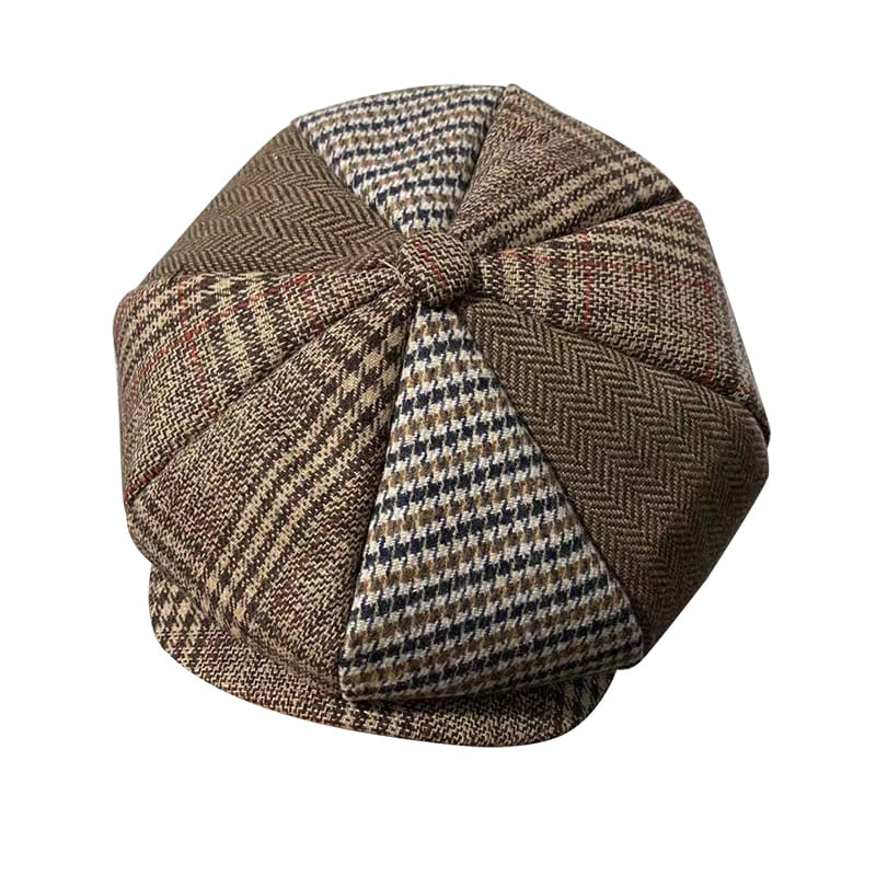 Wildhills Brown Wool Newsboy Cap