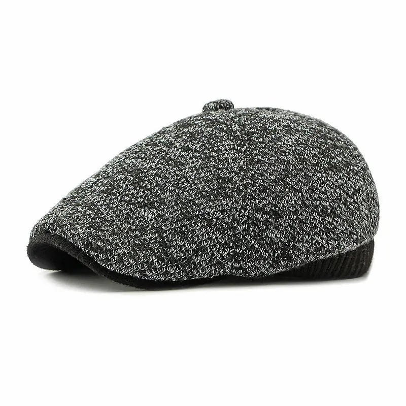 Williot Flecked Earflaps Flat Cap