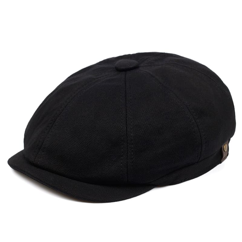 Willock Plain Cotton Newsboy Cap