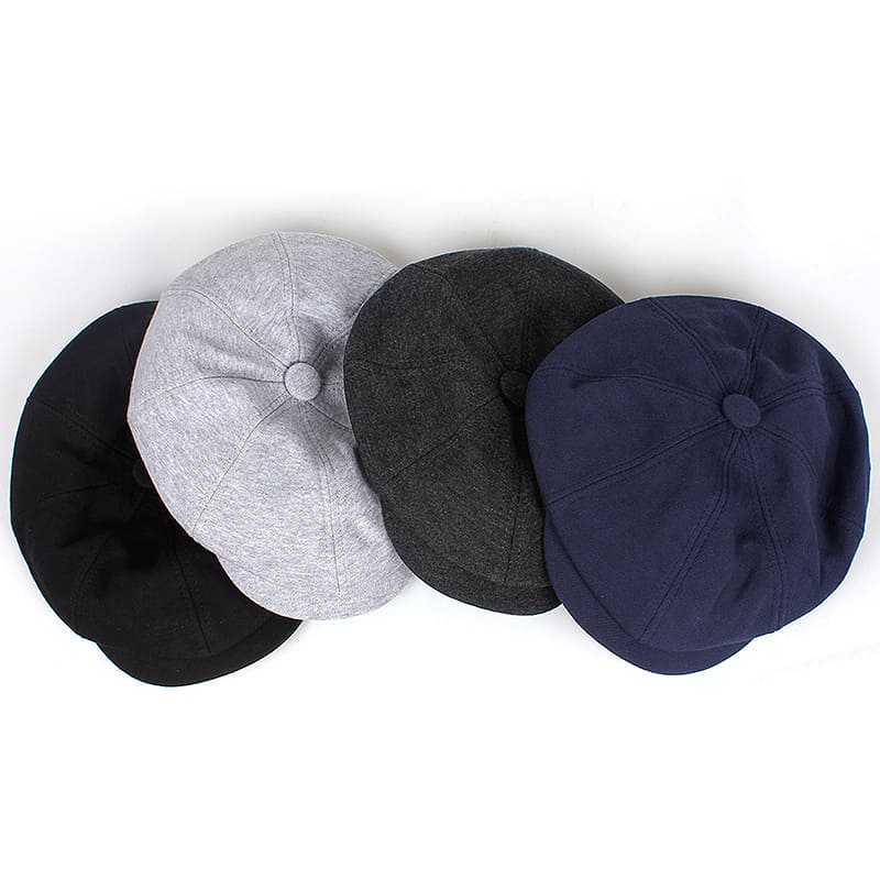 Willock Plain Cotton Newsboy Cap
