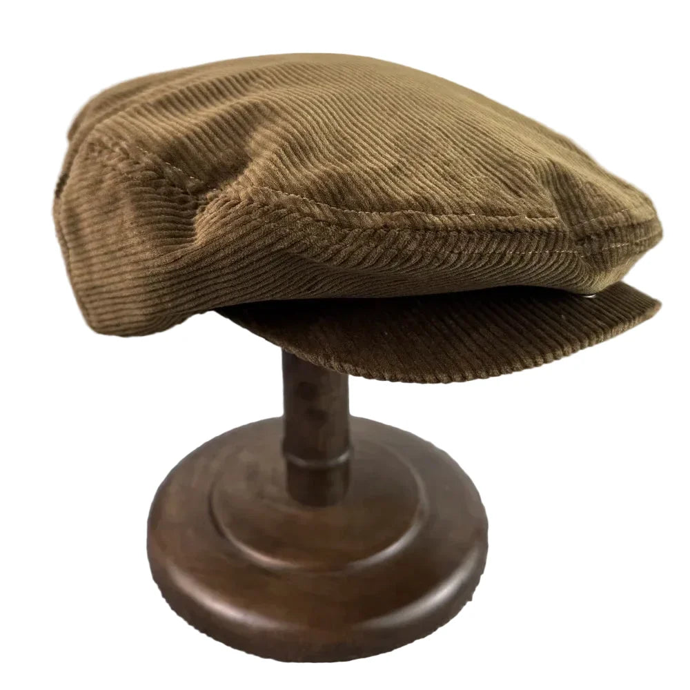 Wimbledon Retro Corduroy Flat Cap