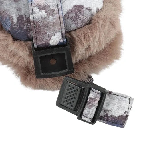 Winter Fur Camouflage Trapper Bomber Hat
