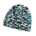 Winter Gray Pixel Camouflage Beanie