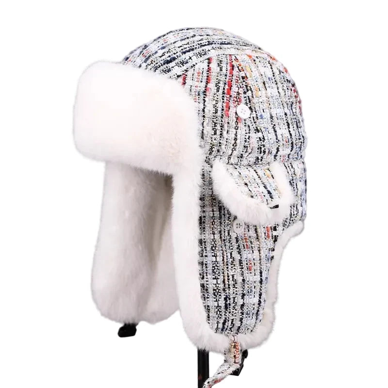 Winter Thick Fur Trapper Bomber Hat