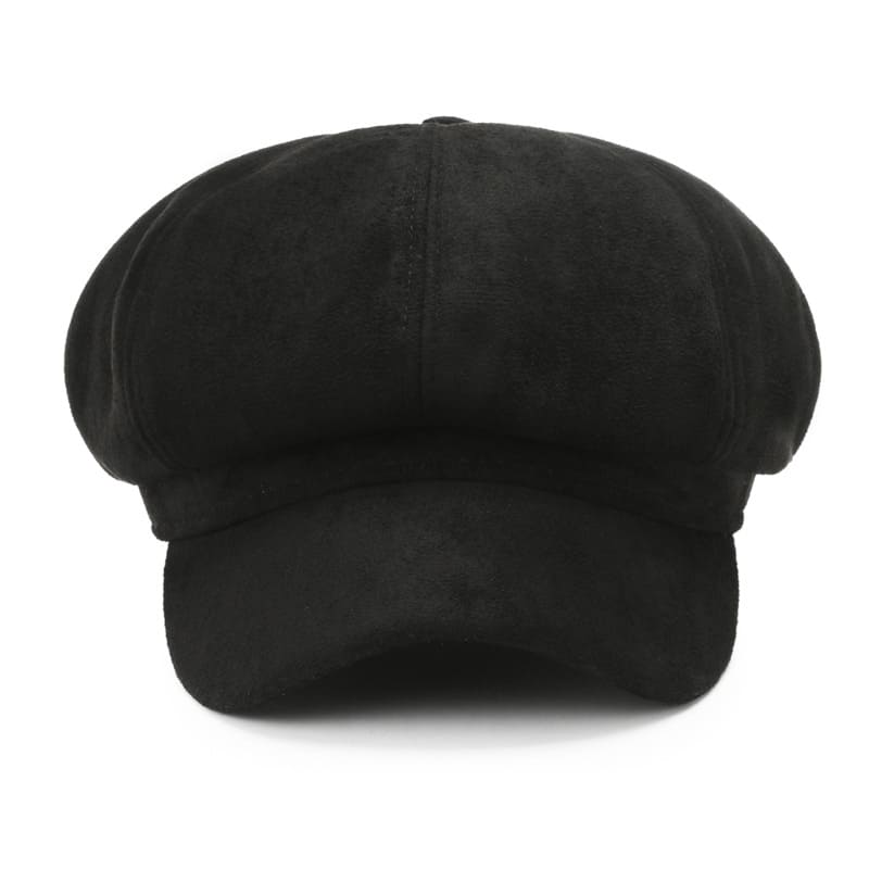 Women's Suede Newsboy Cap