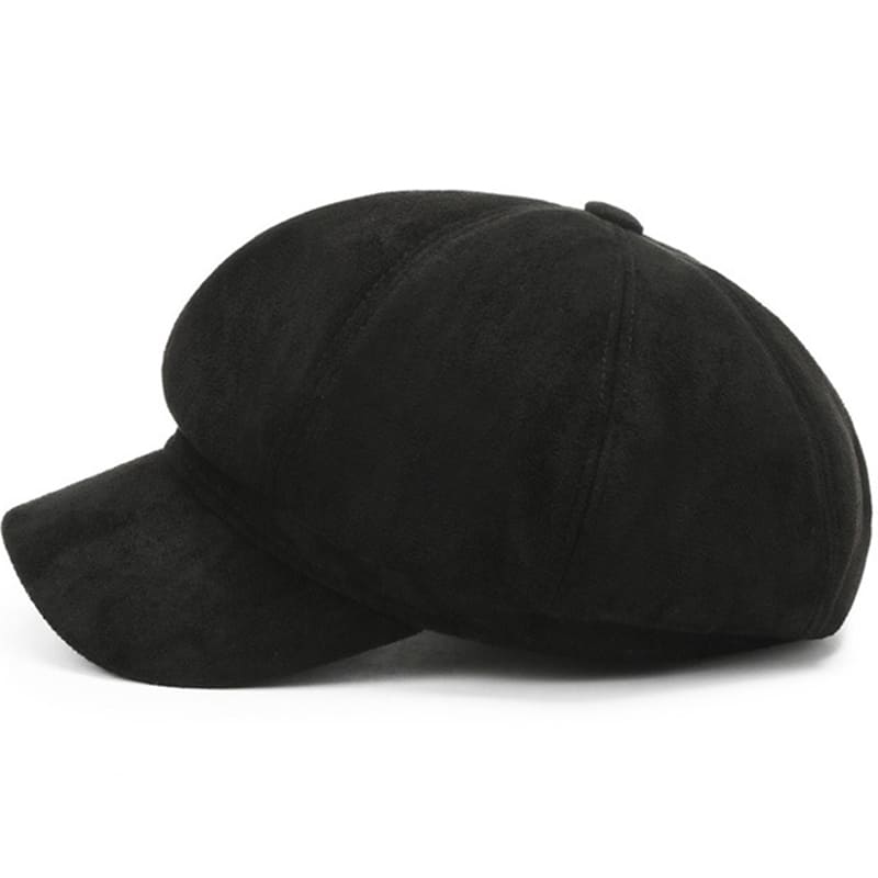 Women's Suede Newsboy Cap
