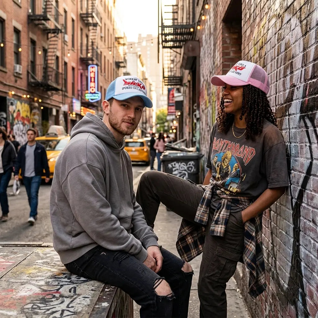 Workin' Like A Sicko Breathable Trucker Cap