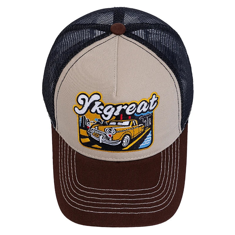 YKgreat Taxi Station Trucker Cap