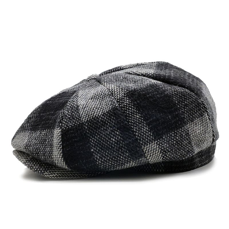 Yankton Plaid Wool Newsboy Cap