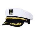 Yatch Captain Golden Cord Cotton Sailor Cap