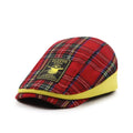 Zleevo Tartan Flat Cap