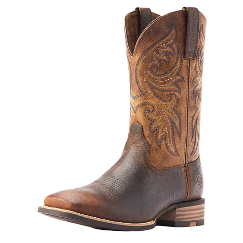 Ariat Men's Bartop Brown Slingshot Cowboy Boots 10044567