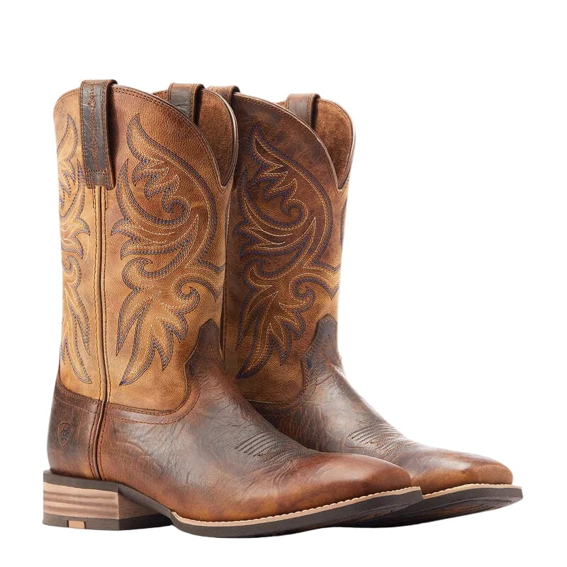 Ariat Men's Bartop Brown Slingshot Cowboy Boots 10044567