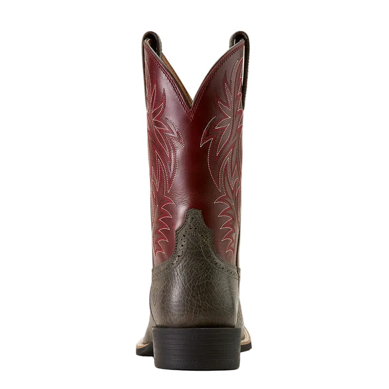 Ariat Men's Charcoal Grey Hippo Print Sport Western Cowboy Boot 10074223