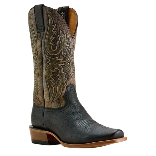 Ariat Men's Futurity Platinum Narrow Cutter Toe Black Cowboy Boots 10063781