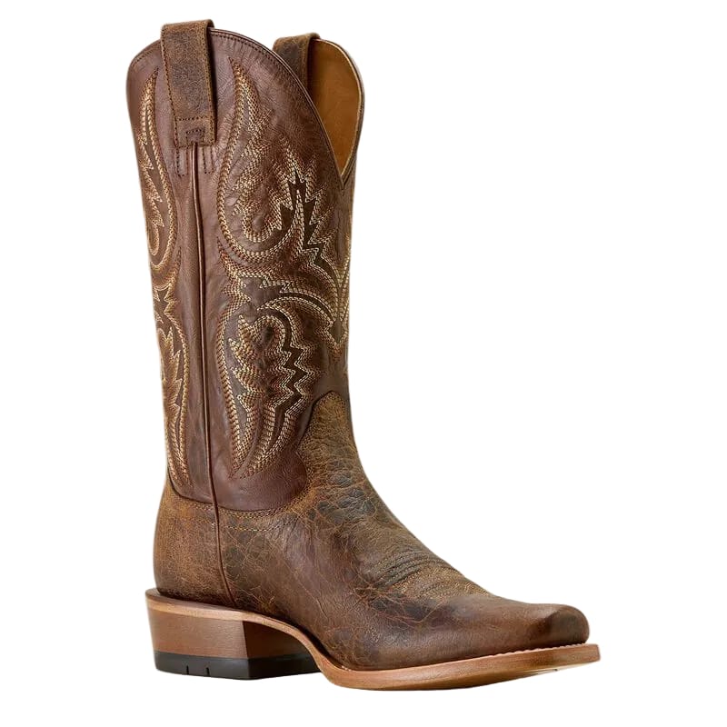 Ariat Men's Futurity Platinum Narrow Cutter Toe Brown Cowboy Boots 10063782