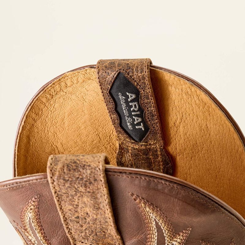 Ariat Men's Futurity Platinum Narrow Cutter Toe Brown Cowboy Boots 10063782