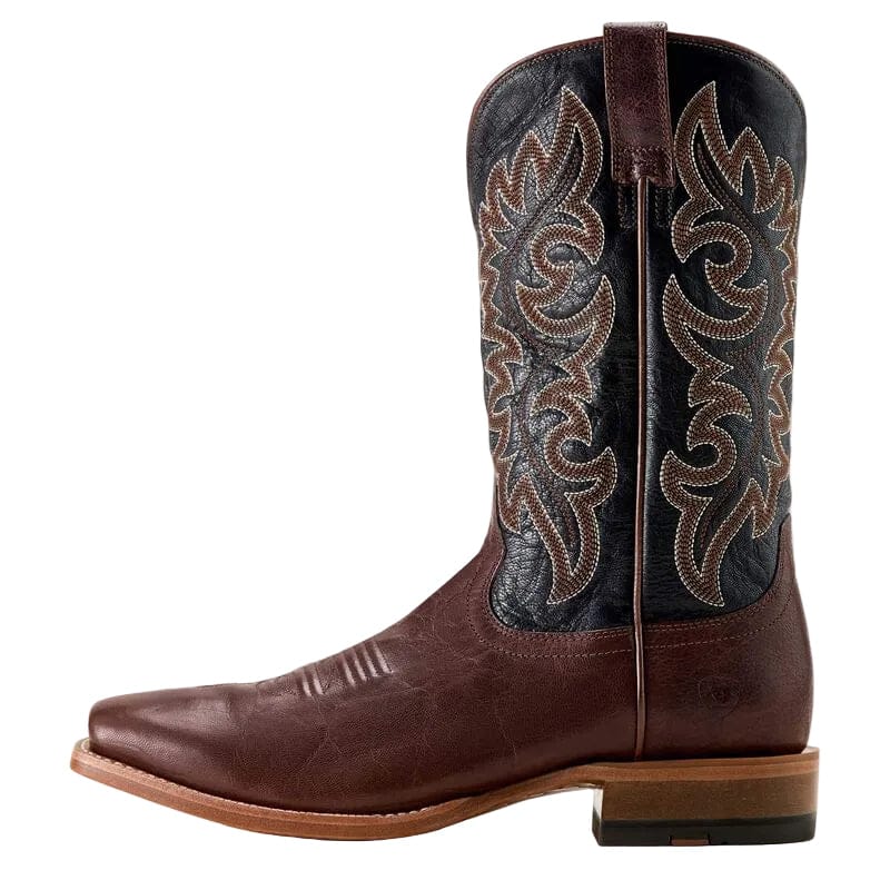 Ariat Men's Hickory Smoke and Bayou Black Highbluff Cowboy Boots 10064041