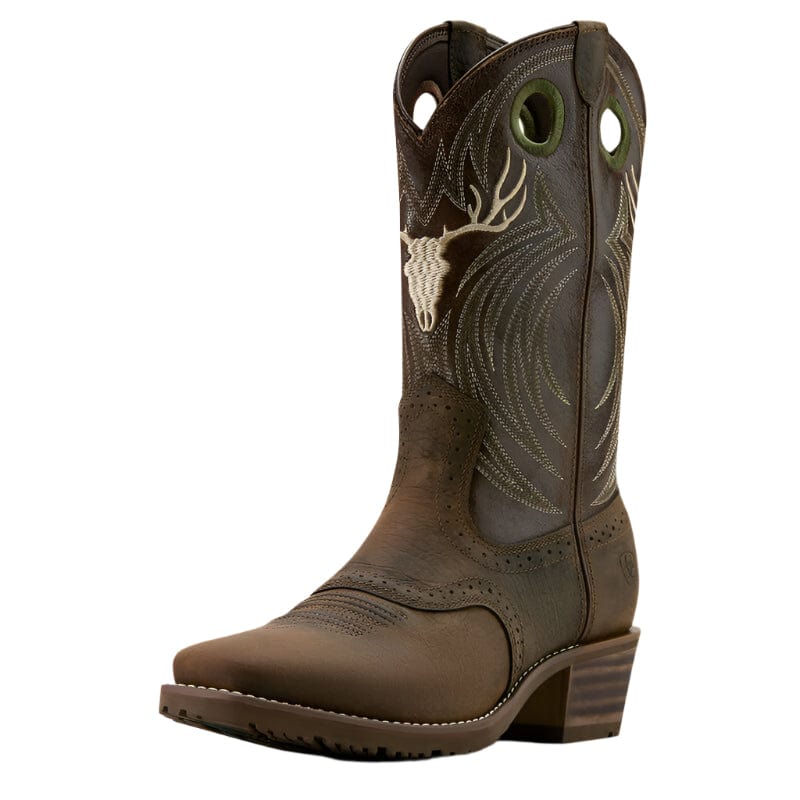 Ariat Men's Hybrid Roughstock Antler Cowboy Boot 10061156