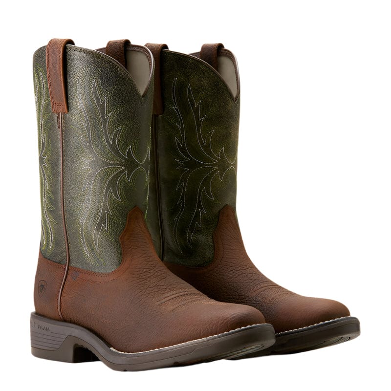 Ariat Men's Ridgeback Round Toe Toffee Brown Cowboy Boot 10053575