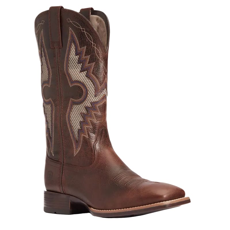 Ariat Men's Solado VentTEK Wide Square Toe Cowboy Boot 10034038