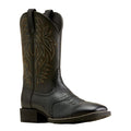 Ariat Men's Sport Wide Black Deertan Square Toe Cowboy Boot 10016292