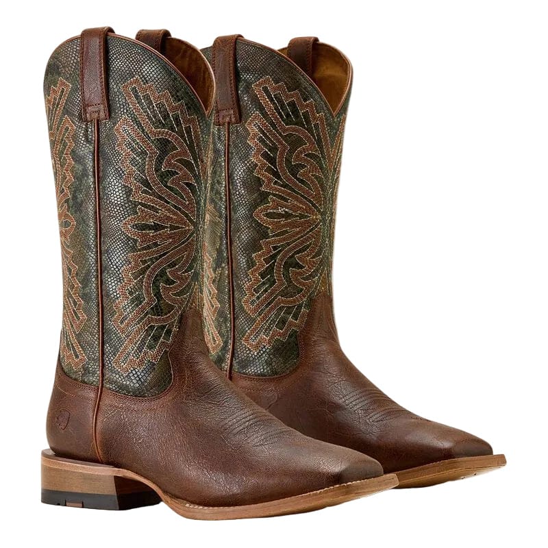 Ariat Men's Warm Cognac & Snake Print Sting Cowboy Boots 10063999