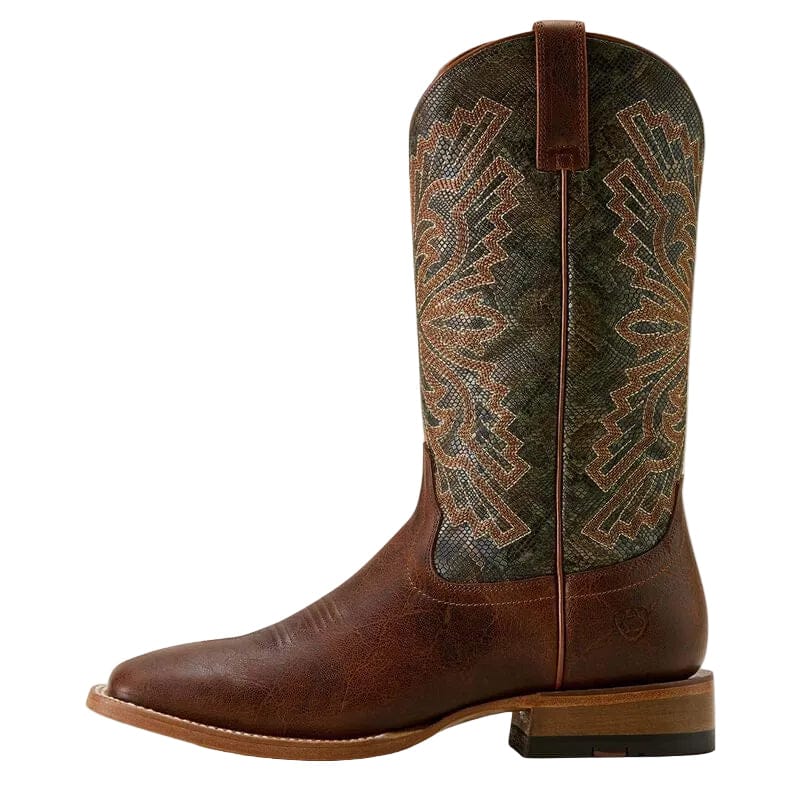 Ariat Men's Warm Cognac & Snake Print Sting Cowboy Boots 10063999
