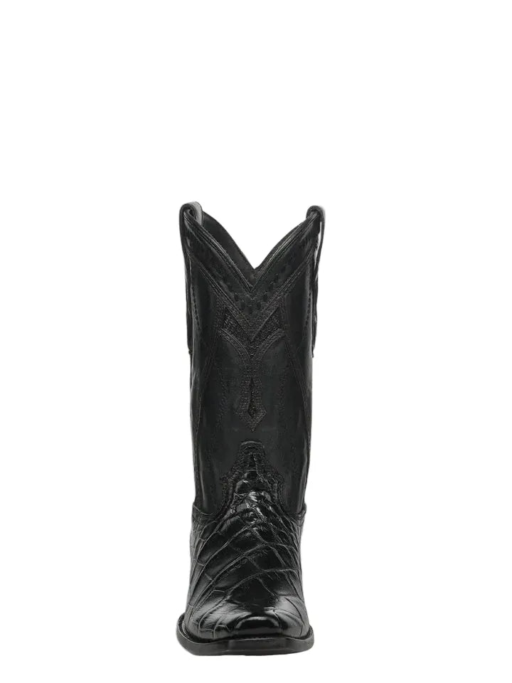Corral Men's Black Alligator Inlay Exotic Cowboy Boots A5104